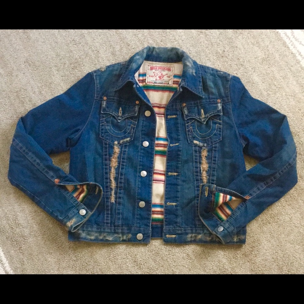 True Religion Jimmy Sarape Men's Jean Jacket